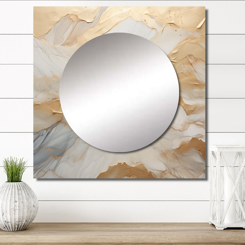 Grand miroir mural carré Fairdale, 29 po x 29 po