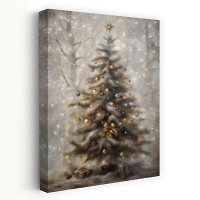 Oh Tannenbaum, arbre de Noël contemporain abstrait, art naturel