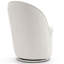 Fauteuil d'appoint rembourré pivotant avec dossier haut-1629528272