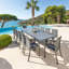 Kalem Rectangular Extendable Outdoor Dining Table - 216 cm W 115 cm D
