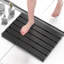 Tapis de douche en bois et bambou