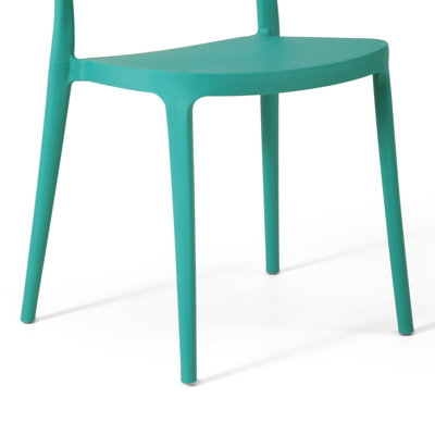 Delron All-Weather Outdoor Stacking Dining Side Chair