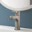 Single Handle Single Hole Bathroom Faucet In Brushed Nickel