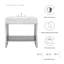 Meuble-lavabo 36 po Modway Gridiron-82353030