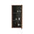 Striped Walnut Bathroom Floating Side Cabinet, Wall-Mounted Storage Cabinet For Small Spaces