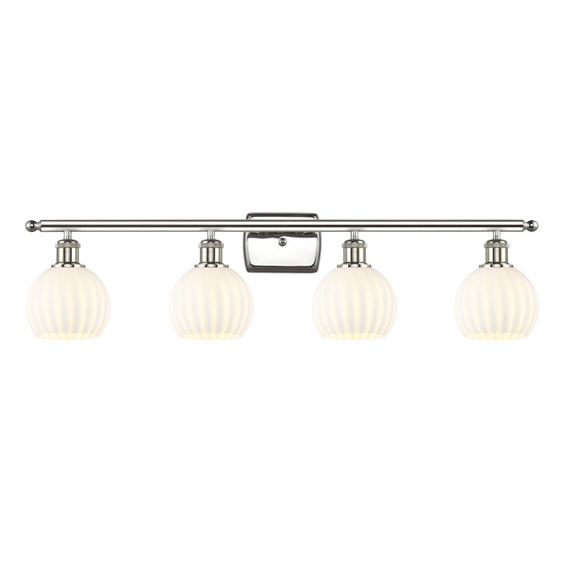 Berghoff 4 - Light Dimmable Vanity Light, Polished Nickel