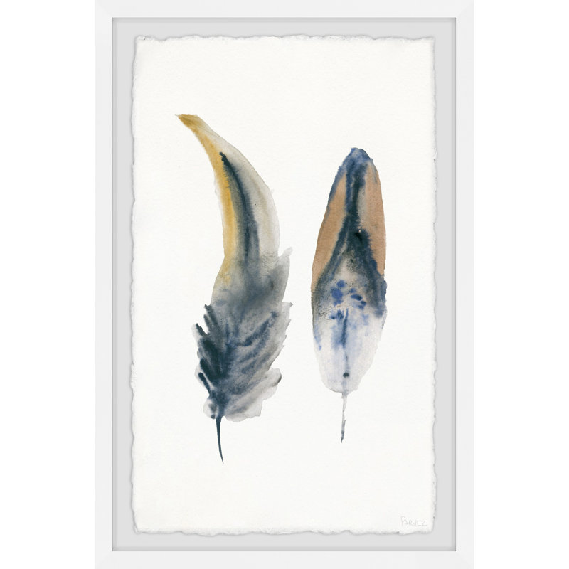 Fluffy Feathers by Parvez Taj - Single Picture Frame Painting, 30 cm H x 20 cm W