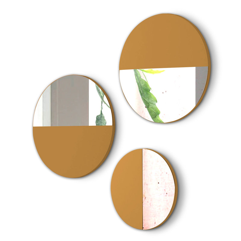 Mcree Flat Wall Mirror, Mustard