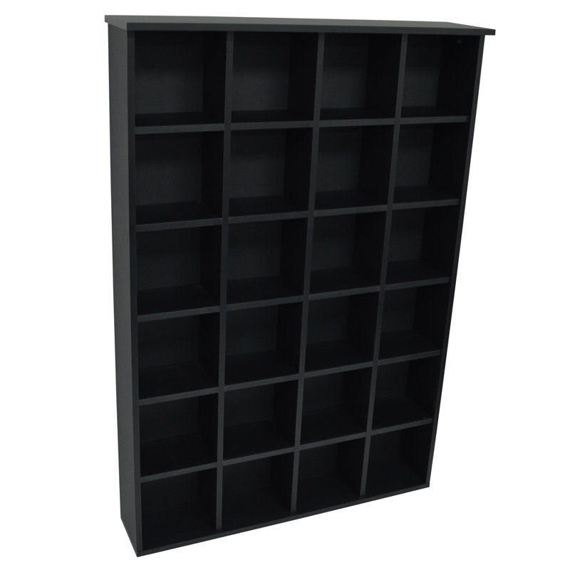 130.5cm H Media Shelves, Black