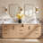 Cloverfield 84'' Double Bathroom Vanity with Cultured Marble Top-93496092-93496093