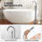 45-1/2" H Freestanding Double Handles Tub Faucet With Handheld Shower And Rotatable Spout-51219523
