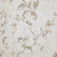 Perle, beige, poisson doré, écailles de poisson, plâtre, papier peint à branches florales