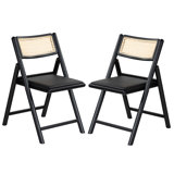Shaylie Upholstered Seat Folding Dining Chair