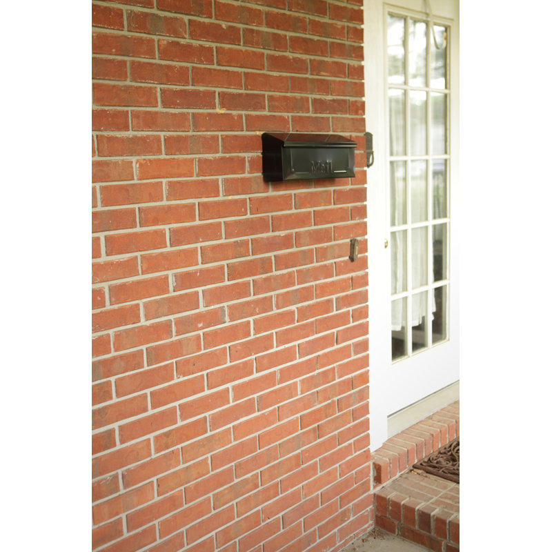 Townhouse Horizontal Non-Locking Wall-Mount Mailbox