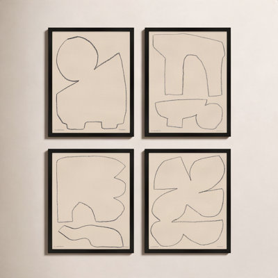 Freya "Outlines" 4-Piece Painting Set