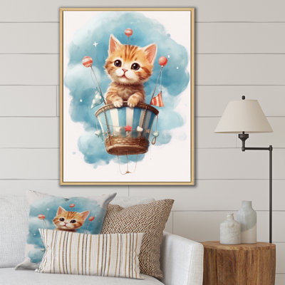 «Nursery Kitten Cuddles II», reproduction sur toile