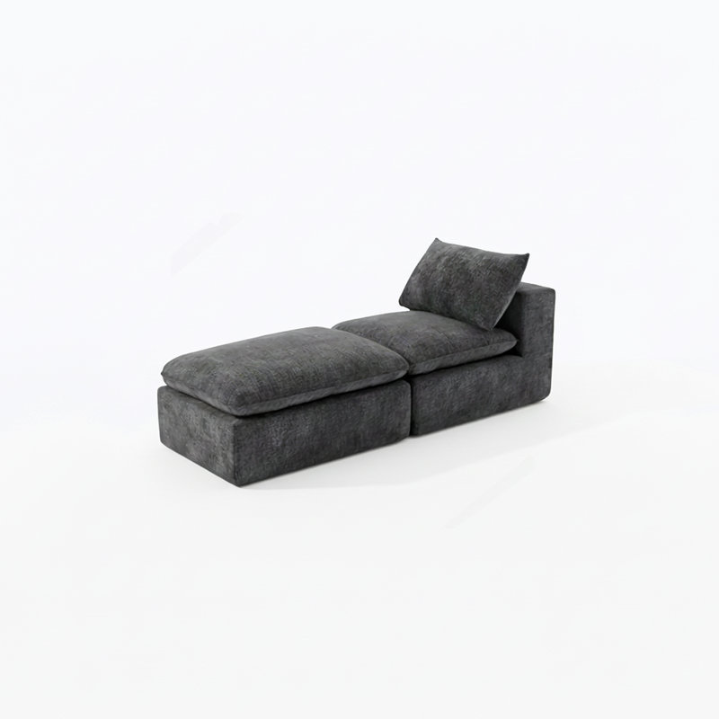 Canapé moderne en nuage de chenille, librement combinable, confortable pour s'asseoir, convient aux meubles de salon modernes dans les maisons, les appartements et les bureaux