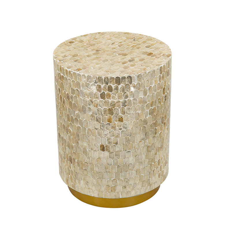 14X14x18" Cylindrical Accent Stool