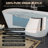 59'' Freestanding Gloss White Acrylic Soaking Bathtub With Toe-tap Chrome Drain And Classic Slotted Overflow
