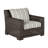 Rustic Woven Lounge Chair - Black Walnut-70166287-70166303-63221116