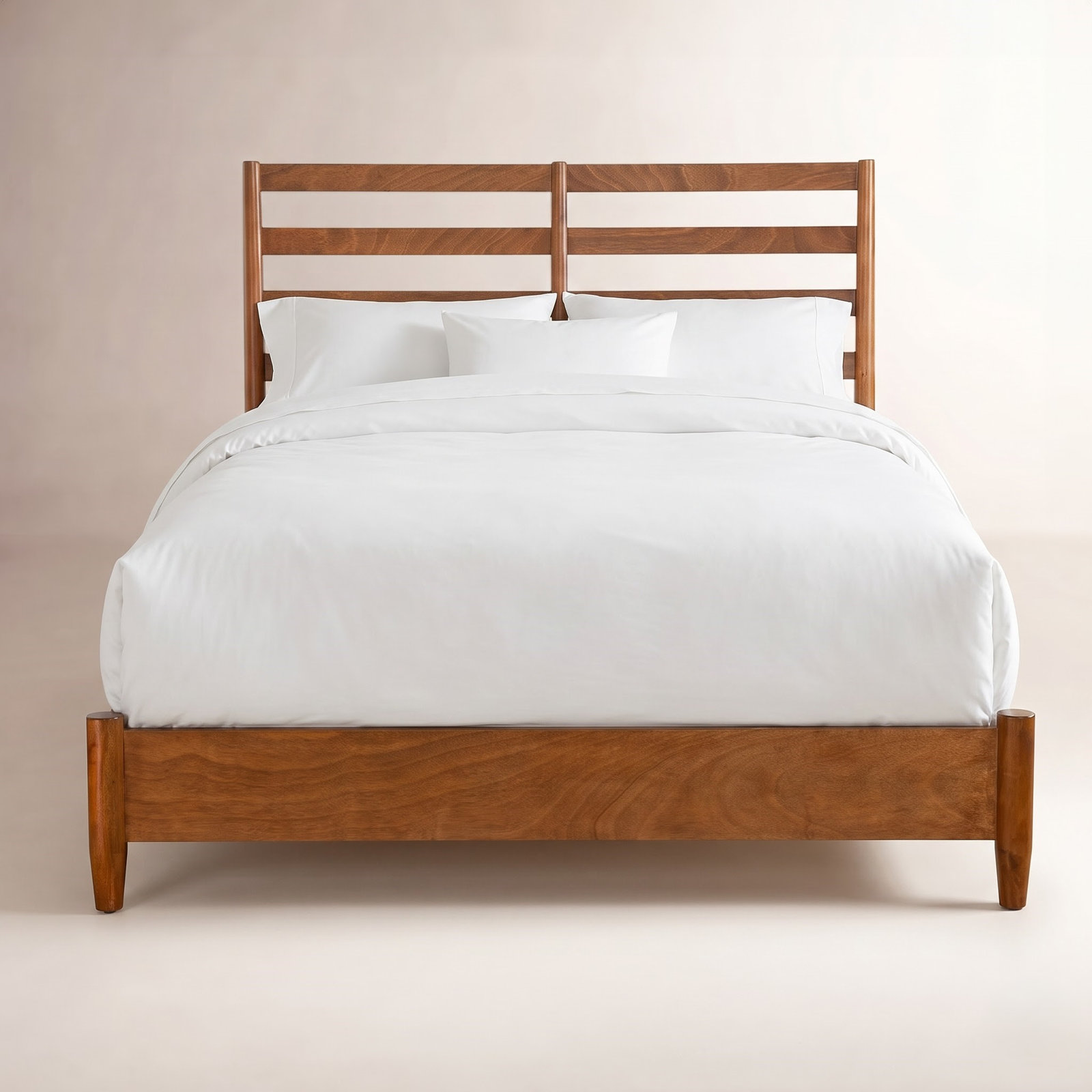 Williams Slatted Bed, California King, Chestnut