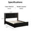 Lit plateforme tapissier Velvet-5083846-5083864