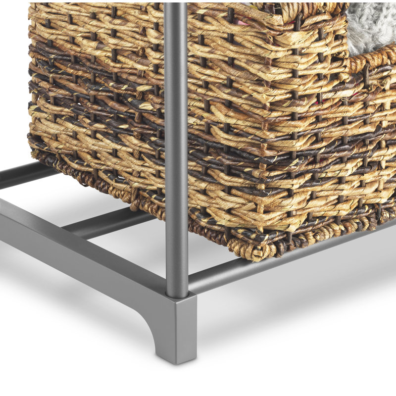 GARMENT RACK W/SHELF