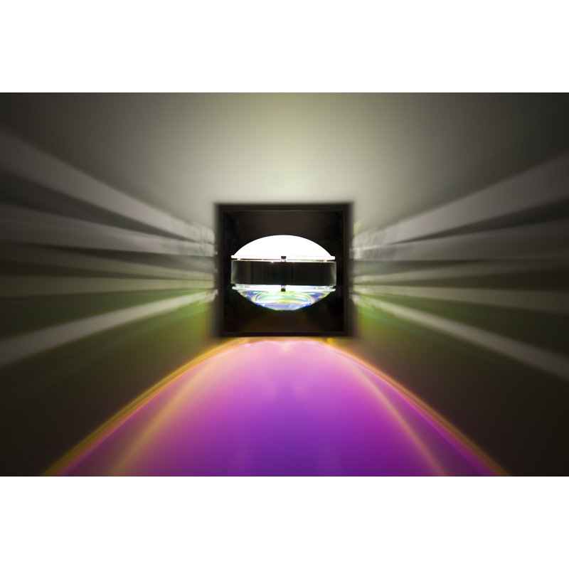 Optos Wall Light, Chrome, Clear/Frost