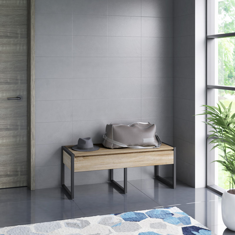 Caudillo Storage Bench, Bishop Oak