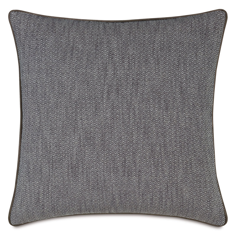 River Herringbone Decorative Pillow