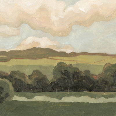 Ochre Evening I by Emma Scarvey - Wrapped Canvas Painting
