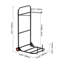 Folding Chair Rack Cart For 10 Chairs Of 100 LBS Push-Style Chair Dolly