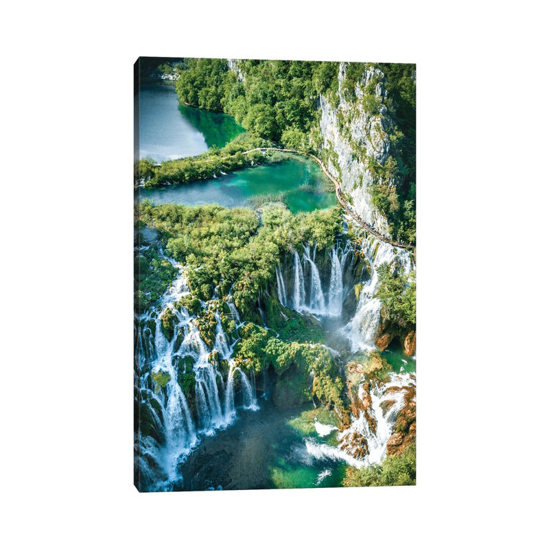 1000 Waterfalls by Fabian Fortmann - Print on Canvas, 20.32 cm H x 30.48 cm W, Wrapped Canvas