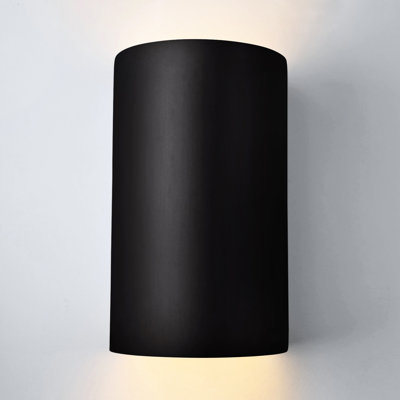 Cylinder Chios Up Down Light Wall Sconce Damp Rated for Indoor or Covered Outdoor Use