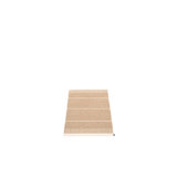 Belle Striped Area Rug in Brown/Pink