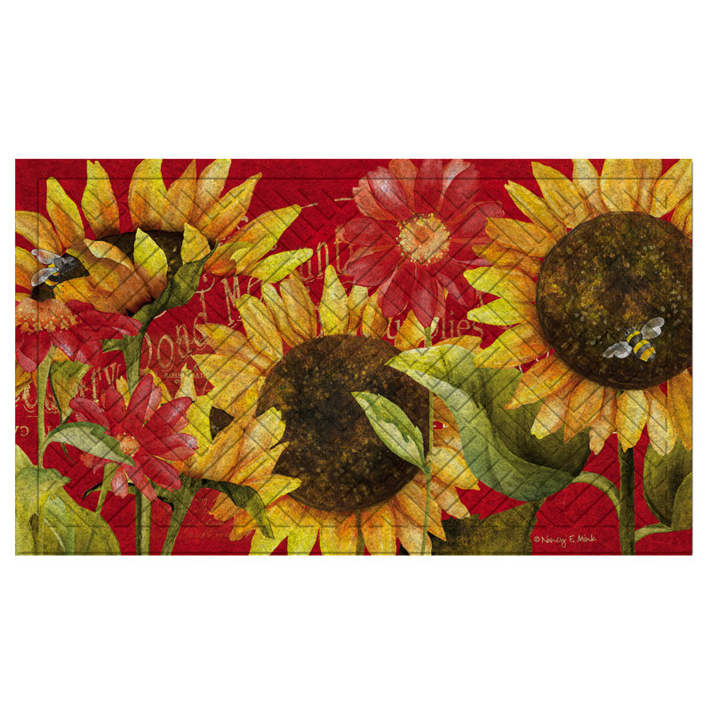 18 po x 30 po tapis de porte extérieur antidérapant Juliaetta