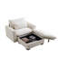 Canapé contemporain, canapé modulaire avec repose-pieds de rangement, canapé à siège profond-2017236