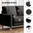 Velvet Lounge Sofa Seats 3, Highly Resilient And Comfortable Design, Comes With 2 Pillows, Suitable For A Variety Of Home Spaces-2030646559-2030646556