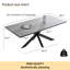 Extendable Metal Base Dining Table