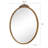 Vanity Accent oval decorative metal wall mirror living bathroom