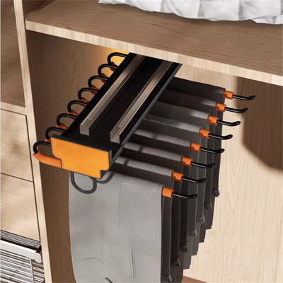 Toptrack Single-Row Pull-Out Pants Rack