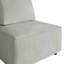 Fauteuil d'appoint carré en velours Fandy-1493339089