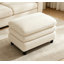 Repose-pieds courbé en tissu Viteria - taille compacte de 30 po, support moelleux et conception moderne et modulaire-1261362313