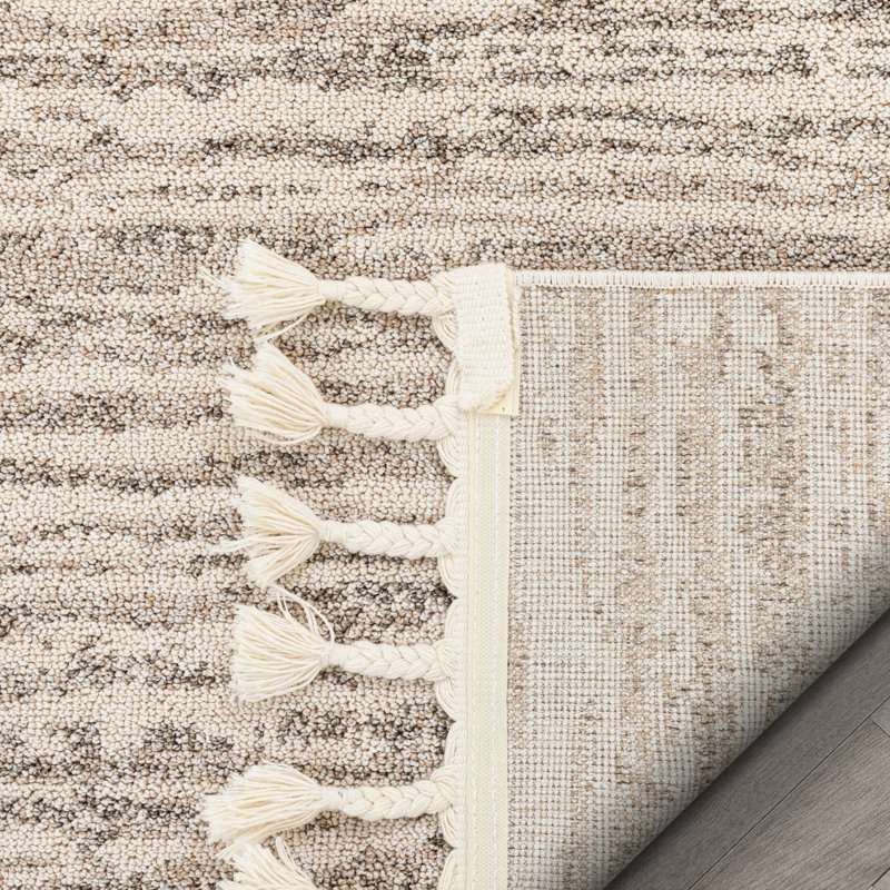 Loop-De-Loop Moroccan Synthetic Area Rug, Rectangle 120 x 180cm