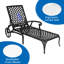 Dashani Outdoor Metal Chaise Lounge-603887969