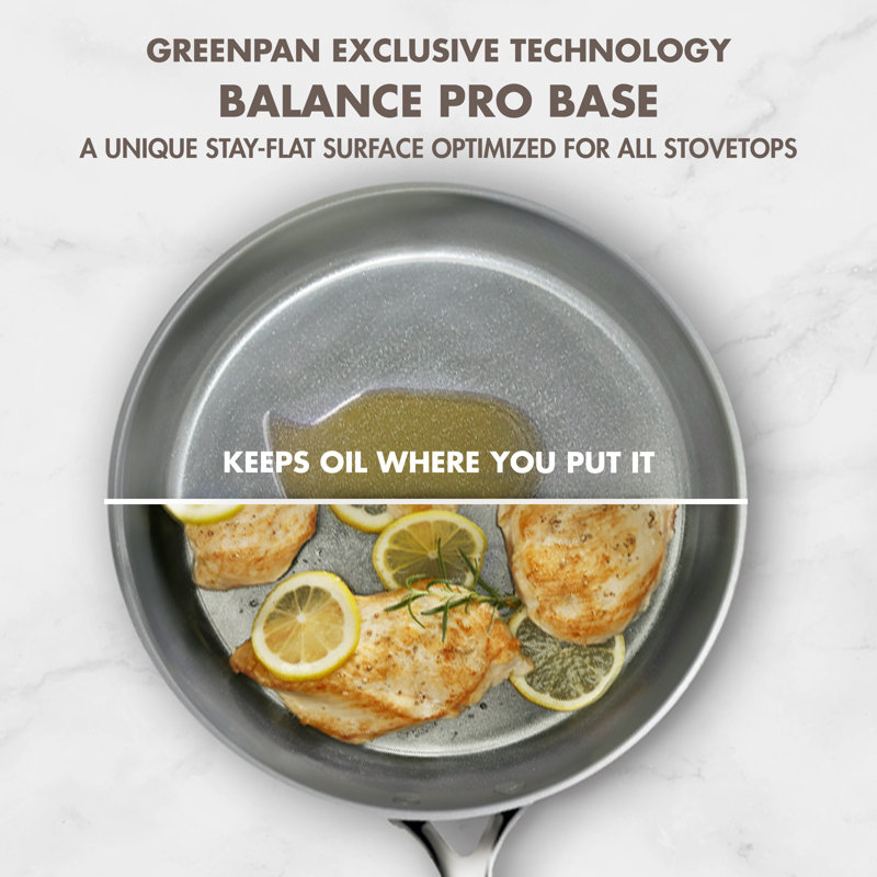GreenPan GP5 Colors Healthy Ceramic Nonstick 15-Piece Cookware Set, Cloud Cream