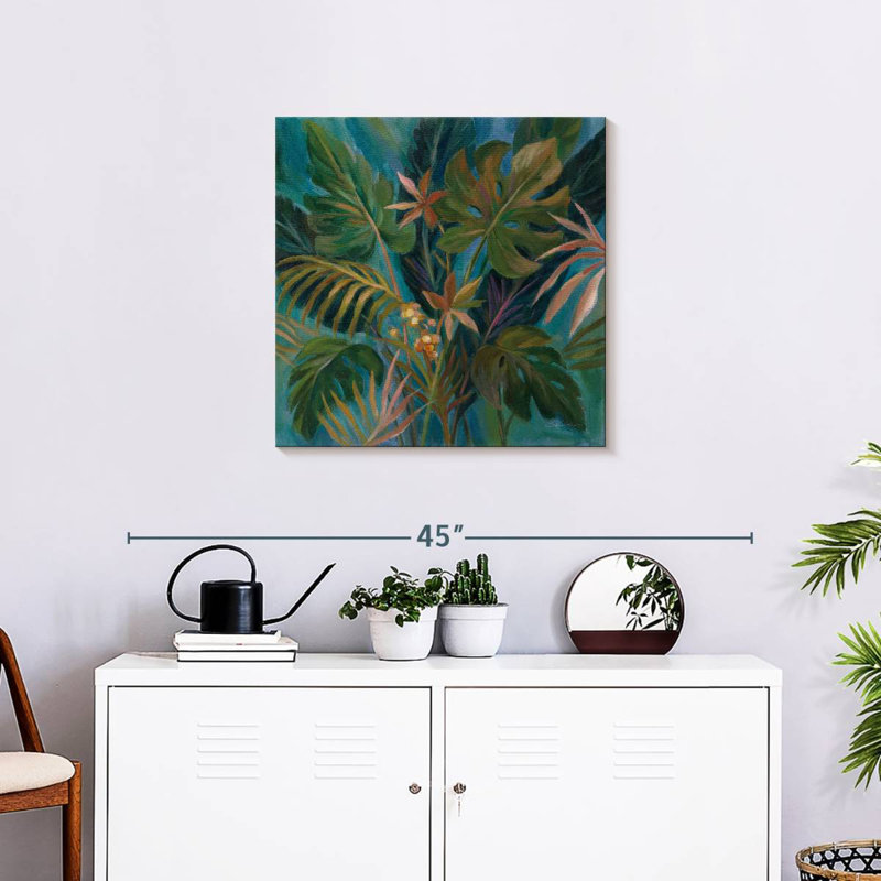 Harnek Midnight Tropical Leaves
