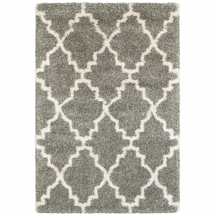 Tapis gris / ivoire Sayer