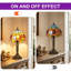 Lampe de table 14 "tournesol Tiffany (ampoule incluse)
