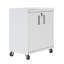 Armoire de garage roulante en blanc-20943171